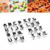 Small Alphabet Cookie Cutter Mold
